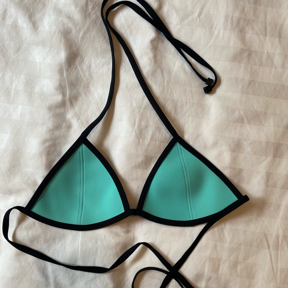 Blue TRIANGL bikini WITH BAG
